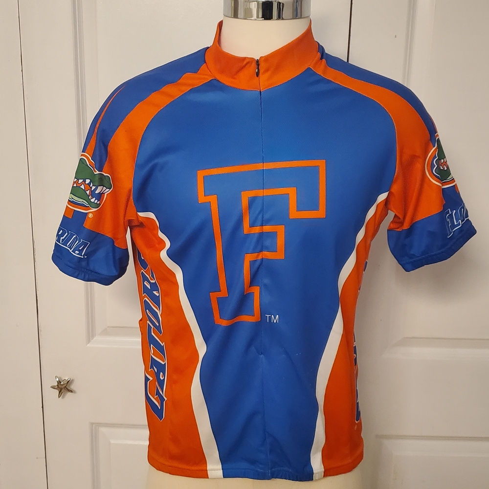 Hincapie Florida Gators Blue and Orange Cycling Jersey - XL‎